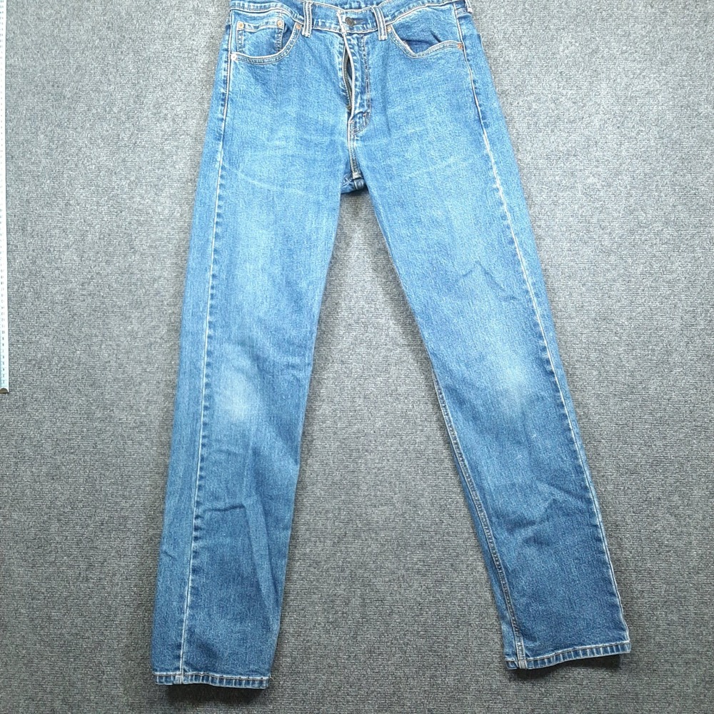 Levi's Jeans 505 Regular Fit 00505-1550 33x34 Blue Mens Straight Leg Denim